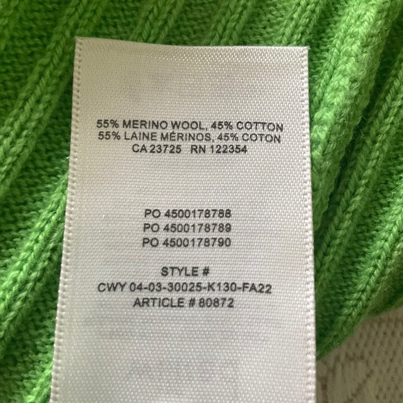 Aritzia Wilfred cardigan, size medium, beautiful green color - Picture 5 of 6